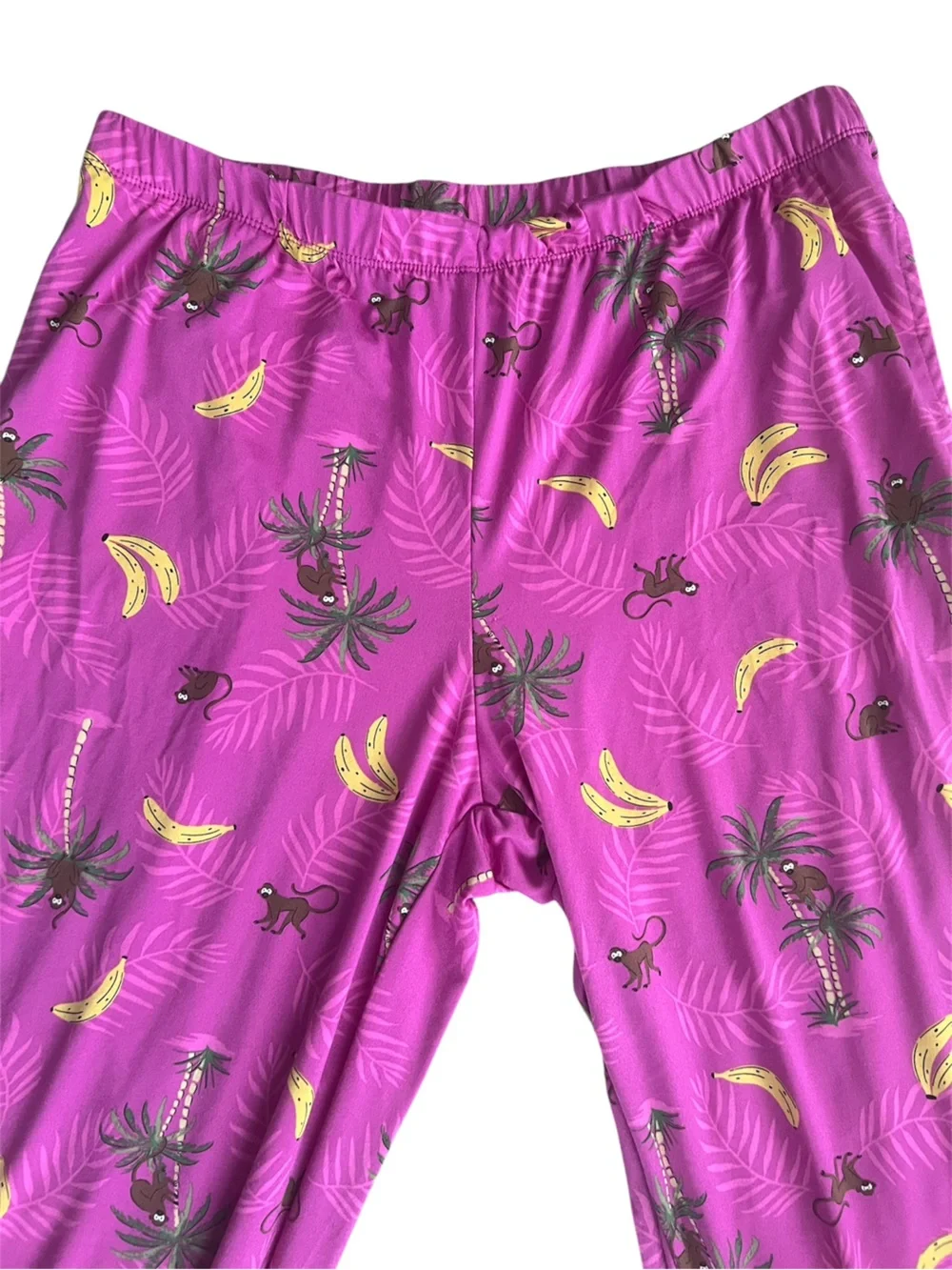 Women Hot pink Monkey Pajamas